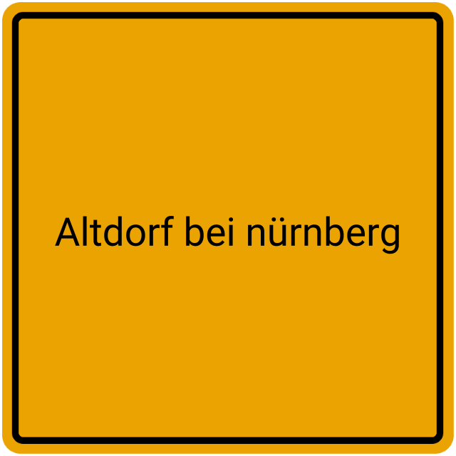 Meldebestätigung Altdorf bei Nürnberg